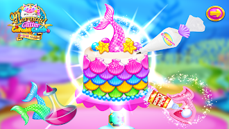 Game screenshot Mermaid Glitter Cupcake Chef apk download