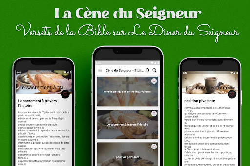 Android application Cène du Seigneur - Biblique screenshort