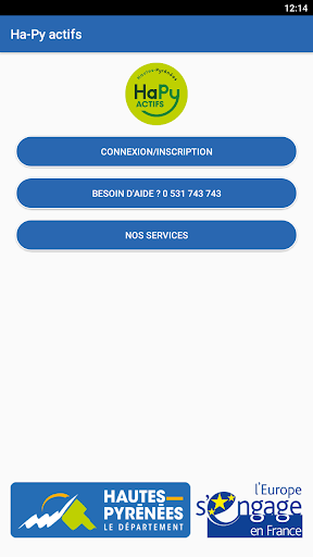 Android application Ha-Py actifs screenshort
