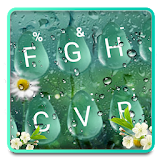 Summer Rain Waterdrop Keyboard Theme icon