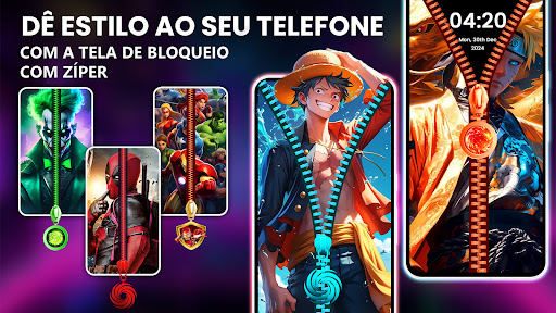 Visualização do aplicativo