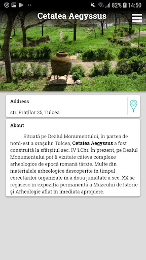 Tulcea CityApp Screen 3