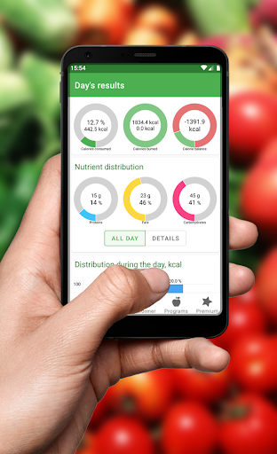 Calorio - calorie counter Screen 2
