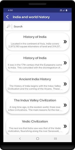 India and world history Screen 2