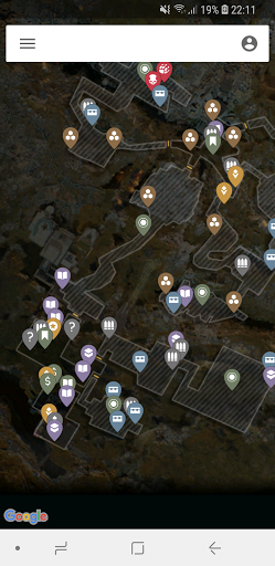 Android application MapGenie: Outriders Map screenshort