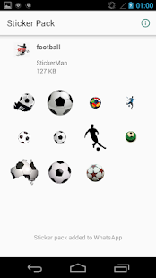 WAStickerApps Fußball für WhatsApp 2020 Screenshot