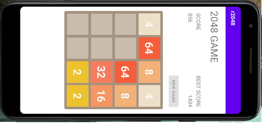 2048 game Screen 3