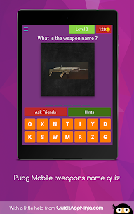 Pubg Mobile:weapons name quiz Mod Apk Download 9