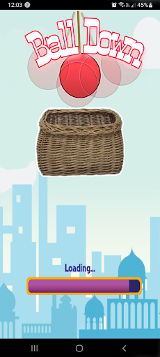 Android application Ball Down screenshort