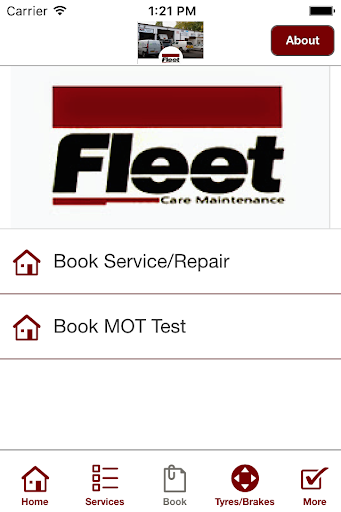 Fleetcare Maintenance Screen 3