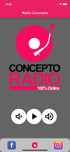 Android application Concepto Radio screenshort