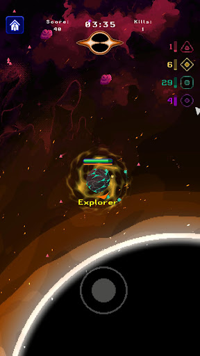 Android application Gravitation.io screenshort