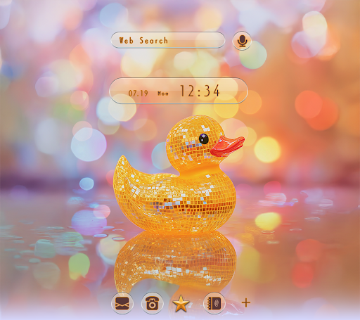 Disco Duck Theme +HOME ekran görüntüsü
