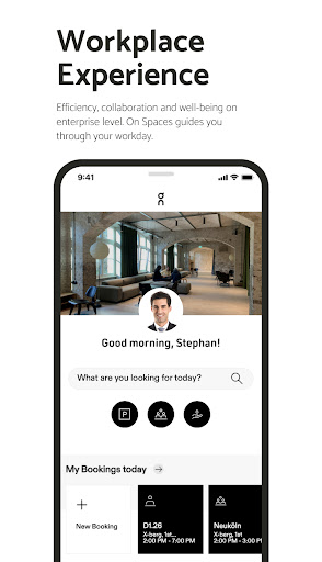 Android application On Spaces screenshort