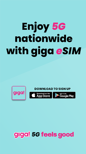 giga! Best Telco in an App Screen 2