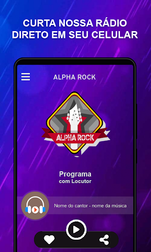 Android application ALPHA ROCK screenshort