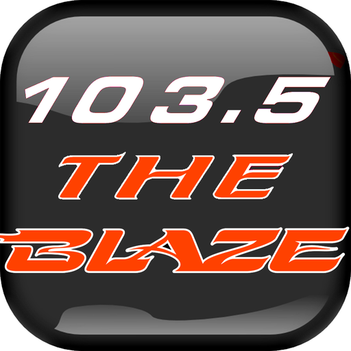 103.5 THE BLAZE logo