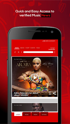 Ghana Music Live Screen 3
