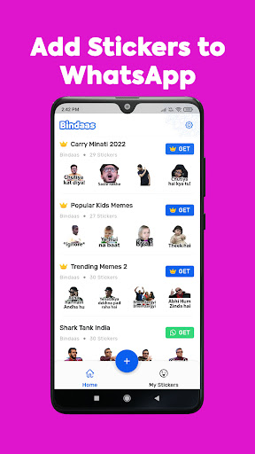 Bindaas: Hindi WASticker App Screen 2