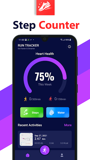 Android application Step Counter - Pedometer screenshort