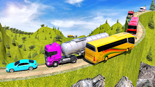 Dangerous Bus Driving Bus Game screenshots 4