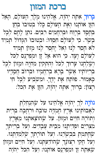 ברכות הנהנין  Birkot Hanehenin