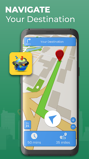 Android application GPS Map Navigation: 3D Map App screenshort