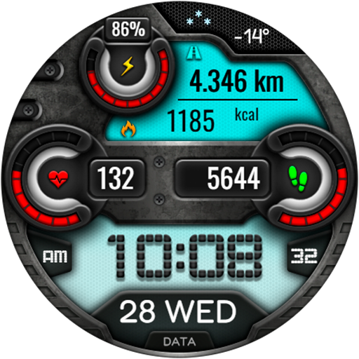 Digital VONTA URX20 Watch face screenshot 20