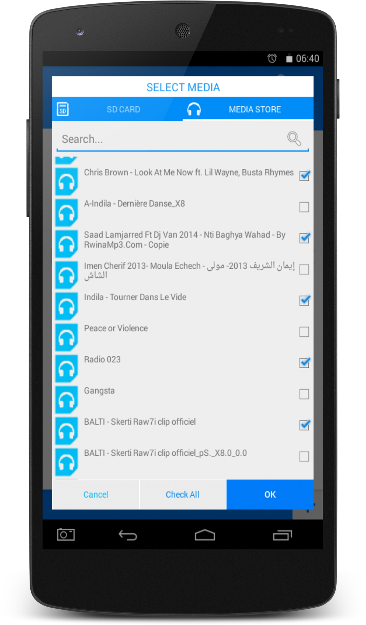 Android application All Video Audio Converter PRO screenshort