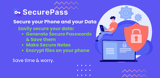 Android application SecurePass: Passwords and File screenshort