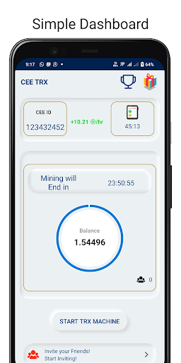 CEE TRX - Cloud Mining App