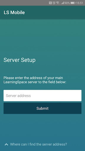 CAE LS Mobile Application Screen 2