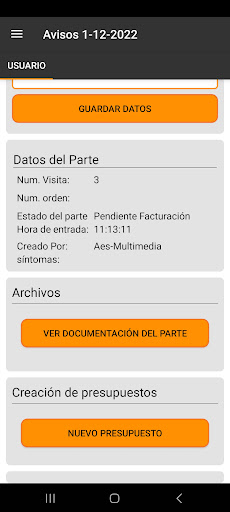 Android application Crea & Go screenshort