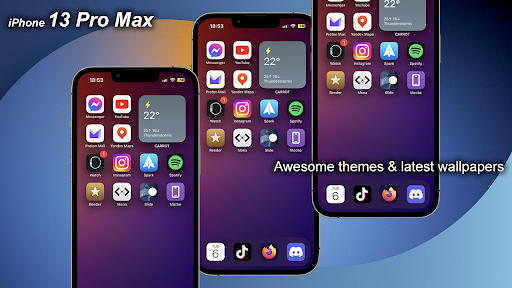 Android application iPhone 13 Pro Max Launcher screenshort