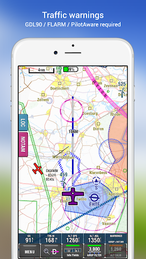 Android application EasyVFR Basic NL - Legacy screenshort
