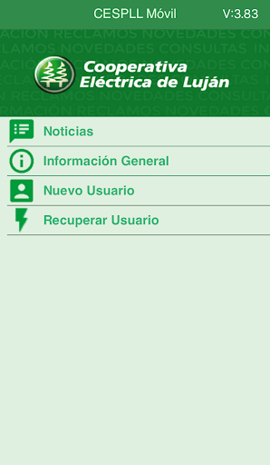 Cooperativa Electrica de Lujan Screen 2