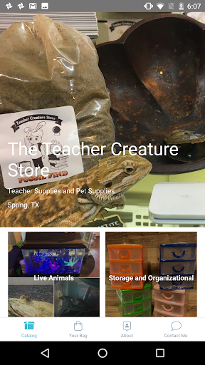 Android application The Teacher Creature Store screenshort