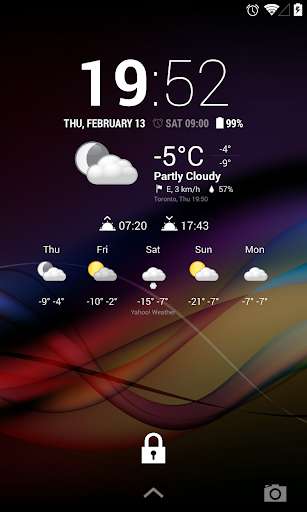 Android application Chronus: Modern Weather Icons screenshort