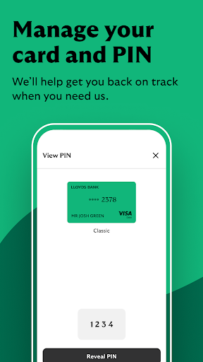 Screenshot of Lloyds Mobile Banking