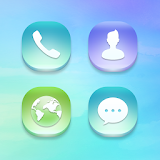 Cool Color Atom Iconpack icon