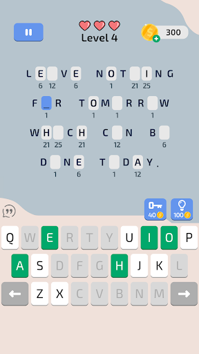 Cryptogram: Words and Codes screenshot 9