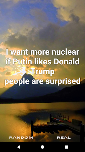 Trump Haiku Generator Screen 2