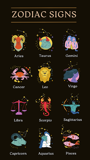 Android application Astrology & Zodiac Dates Signs screenshort