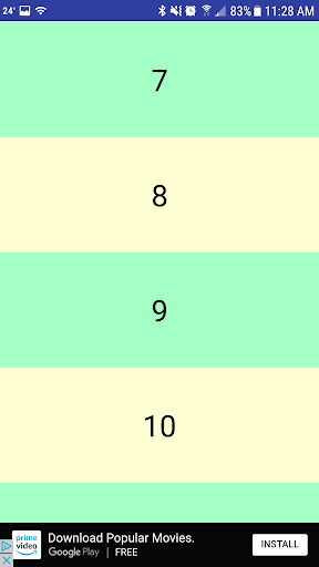 Number Identification for Kids Screen 2