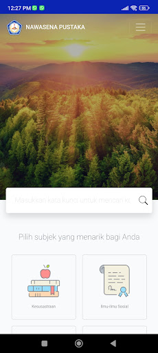 Android application Perpus SMP screenshort