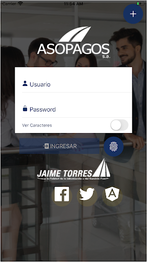 AppAsopagos Screen 2