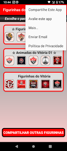 Figurinhas do Vitória BA Screen 2