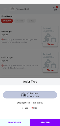 PIZZA & GRILL Screen 2
