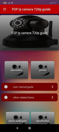 P2P Ip camera 720p guide Screen 2