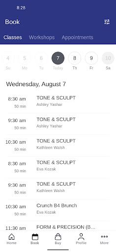 Archer Pilates Screen 2